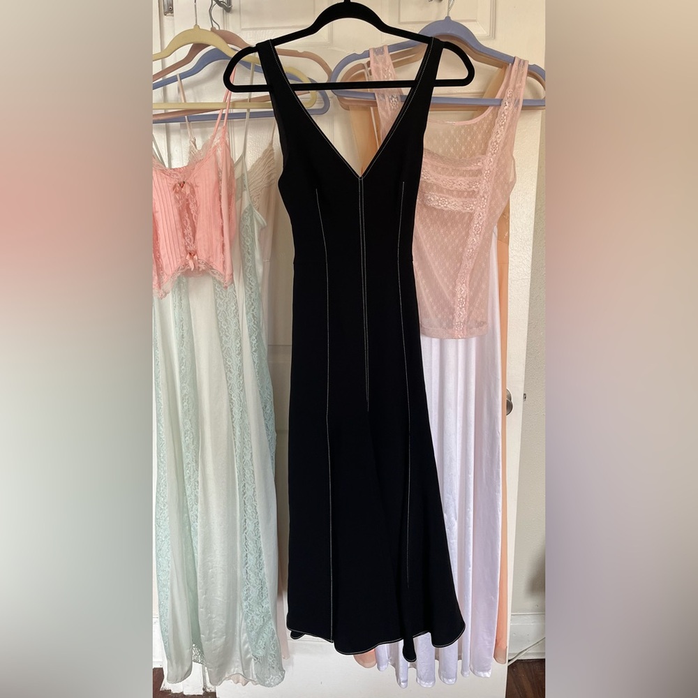 Cinq à Sept Black Evening Gown